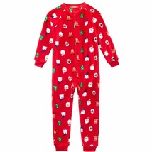 One Piece red Family PJs Christmas Holidays Santa Pajamas Child S 6-7 New - $12.59