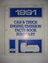 Ford 1991 Car & Truck Engine Emission Facts Book Summary Manual - $12.99
