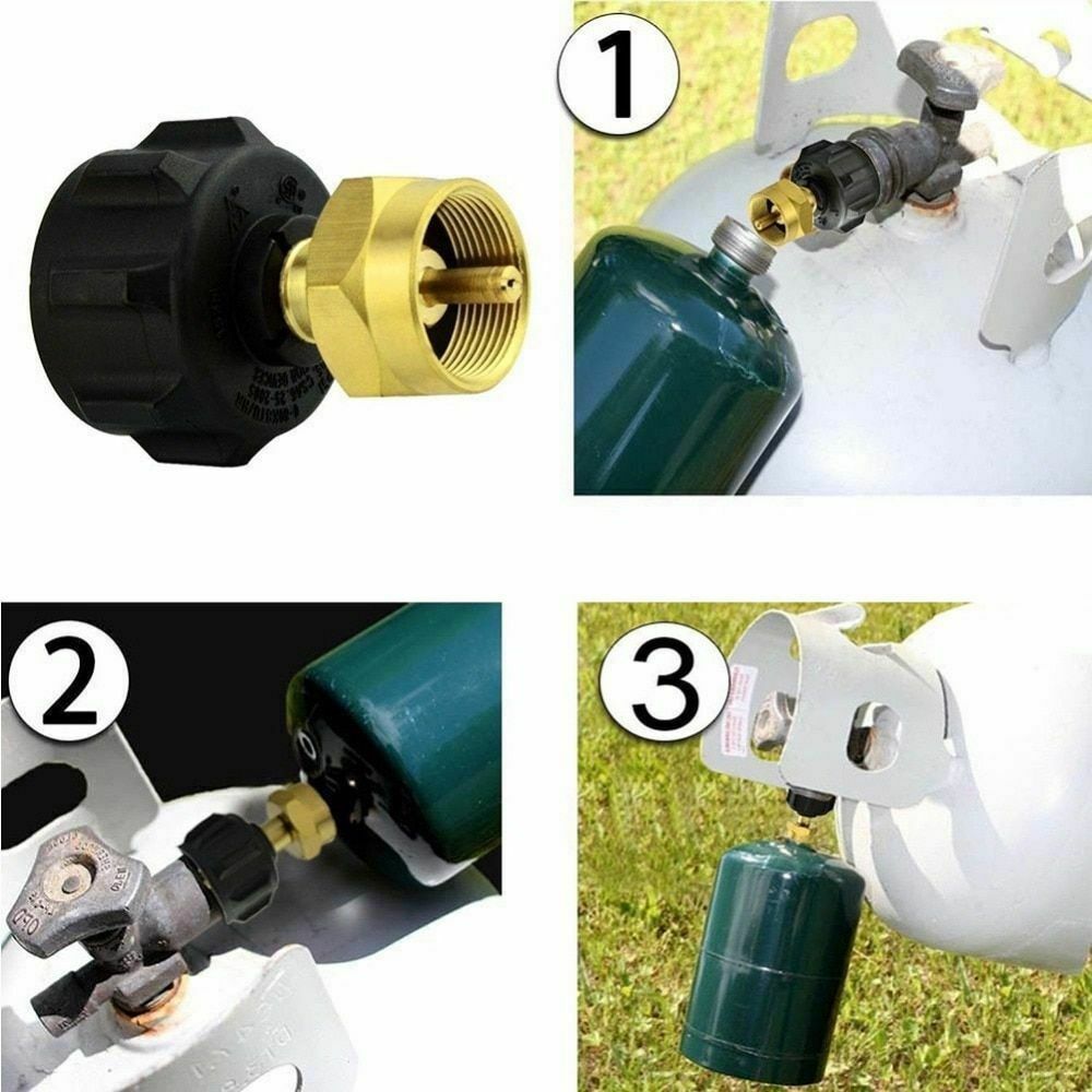 Regulator Control Valve Knob Propane Gas LP BBQ Grill Flame Refill Tank