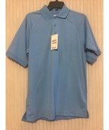 Guide Series Mens Blue Shortsleeved Fishing Polo  Size M Sky Blue Ships ... - $29.70