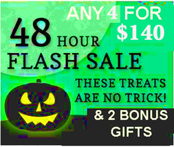 THROUGH OCT 2 FLASH SALE PICK ANY 4 FOR $140 ALL EXCEPT CHESTS STATUES B... - $0.00