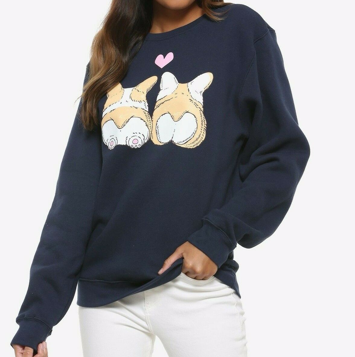 corgi butt sweatshirt