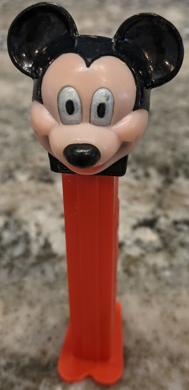 Vintage Mickey Mouse Pez Dispenser with feet, Made in Hungary - Current