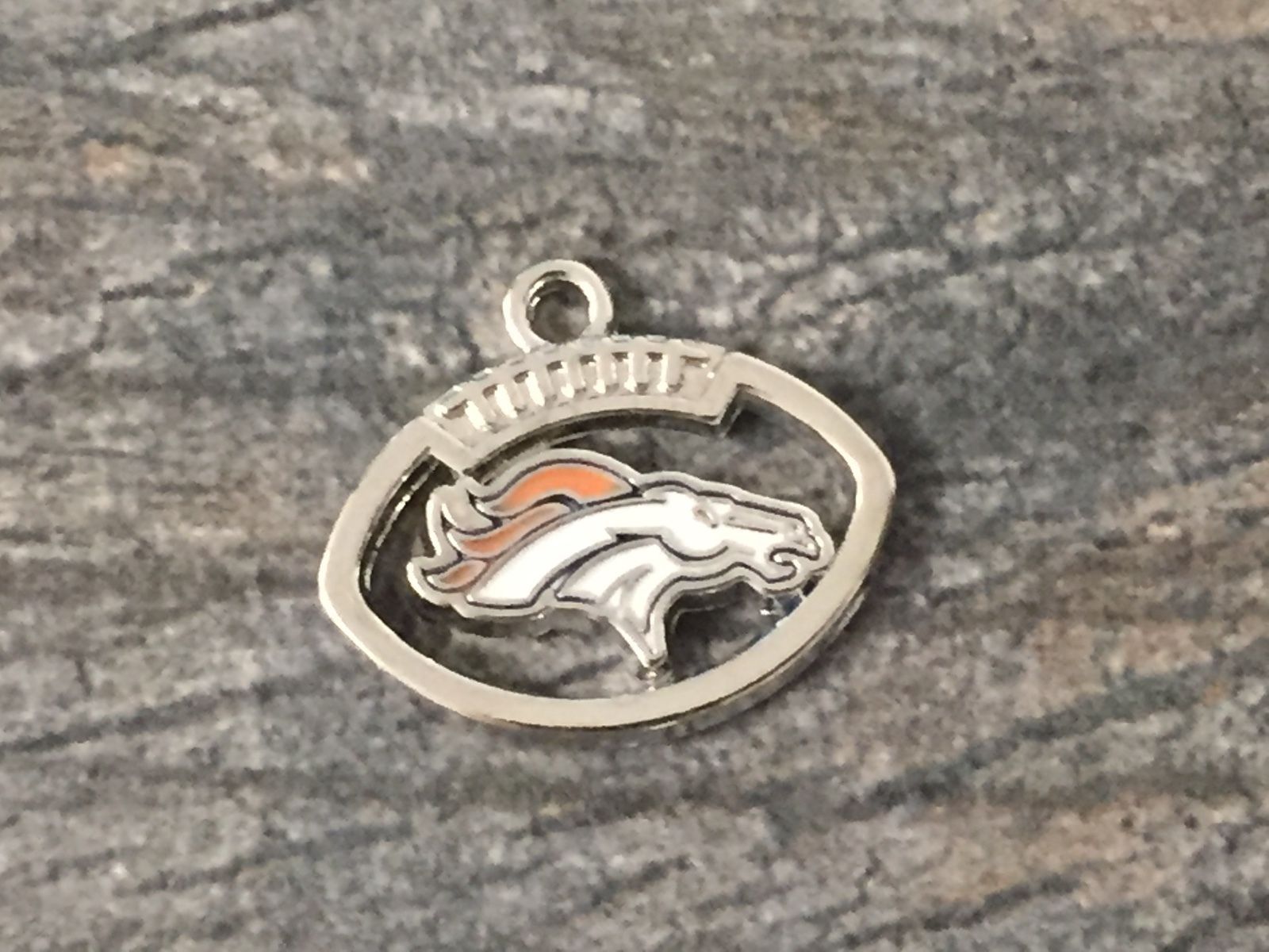Denver Broncos Charm for Bracelets, Necklaces, Crafts, Football charms, USA