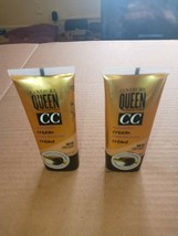 Lot of 2 Cover Girl Queen CC Color Correct Creams 0610 amber Glow 1 oz Each. - $12.90