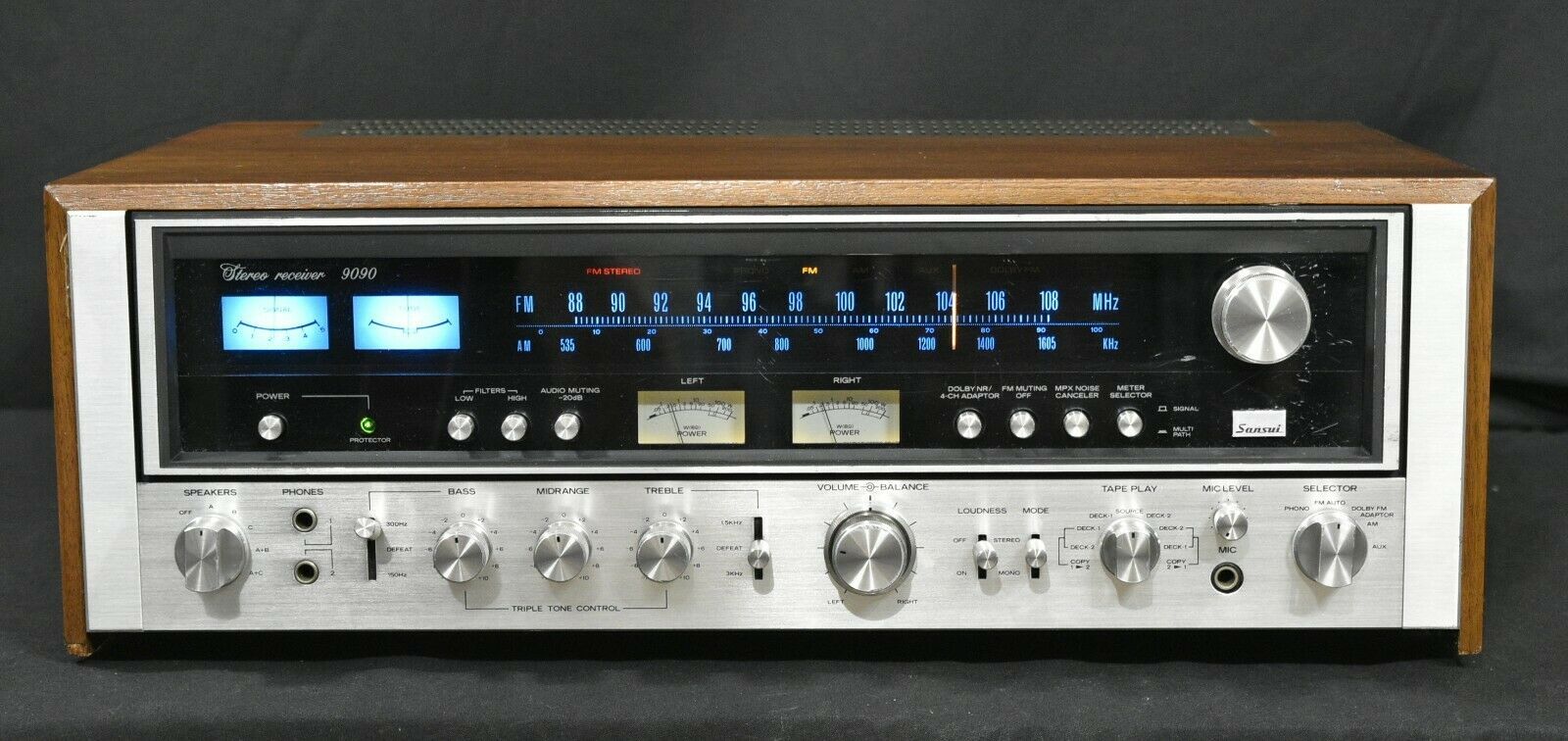 Vintage Sansui 9090 Receiver Serviced With LED Upgrade In Excellent ...