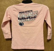 CHAMPION Penn State Nittany Lions Pink Long Sleeve T-Shirt Boys Girls Un... - $9.75