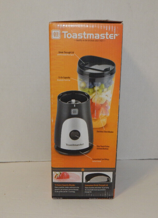 Toastmaster Mini Personal Blender Smoothie Shake Maker 15 oz New In Box