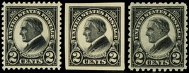1923 2 Cent Harding Memorial Issue Postage Stamps Scott 610-12 - $22.95