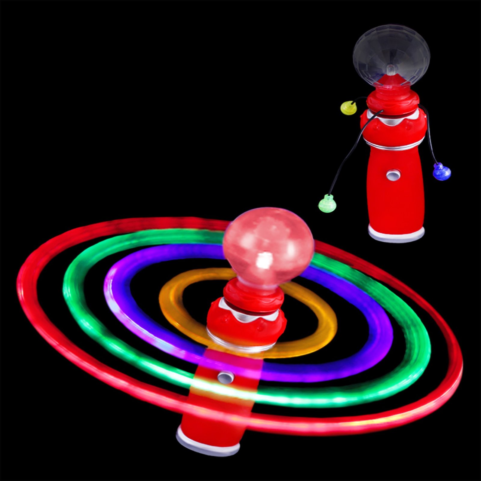 Fun Central T045, LED Galaxy Spinner Wand, Light Up Spinning Toy, LED ...