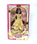 Disney Princess Belle Doll Brass Key Keepsakes Enchanted Tales 16 inch P... - $129.99