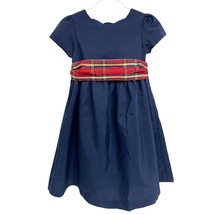 Charter club toddler girl casual short sleeve blue dress size 4t - $17.57
