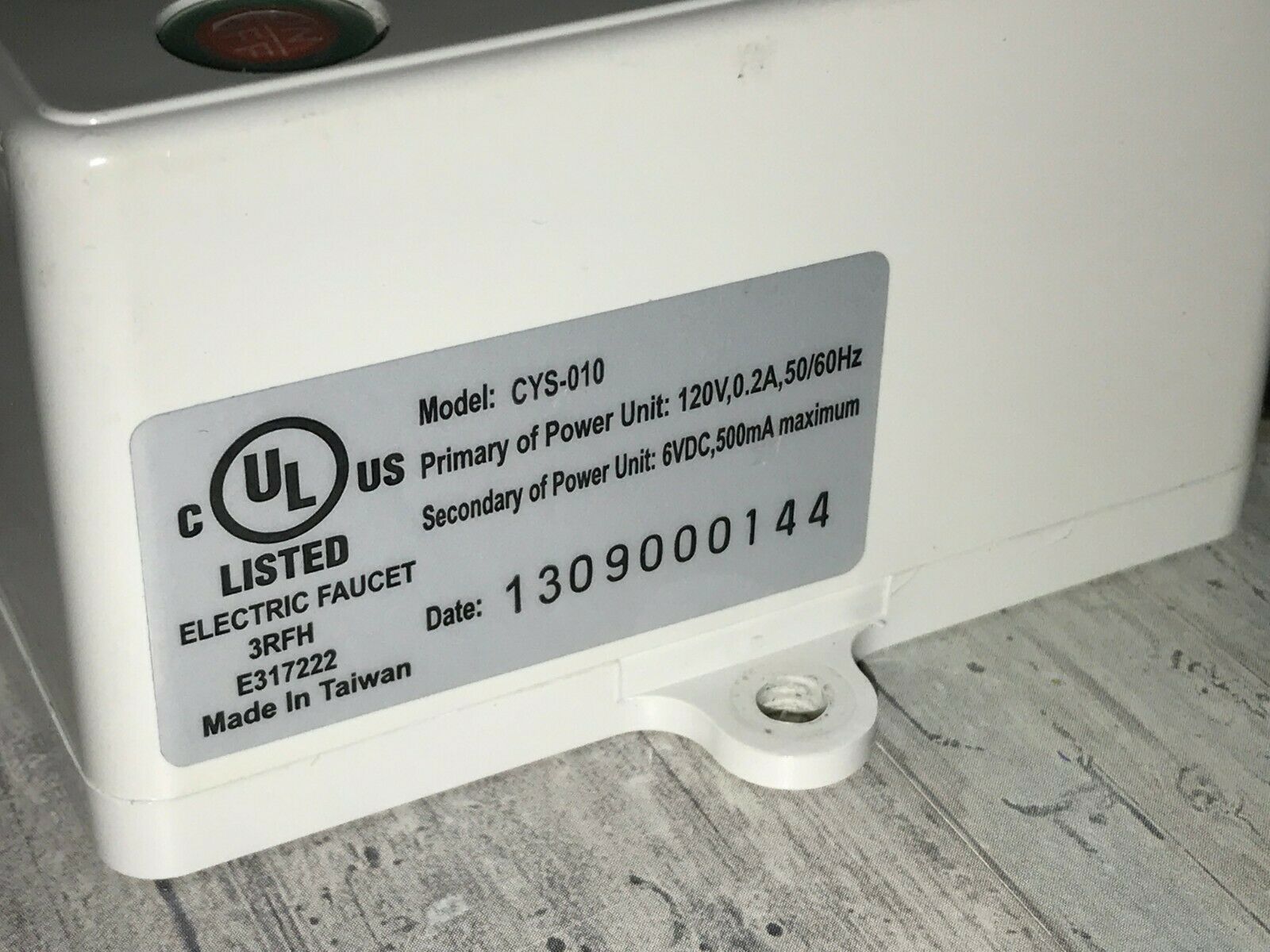 T&S Brass Electric Faucet Faucet, Controller 3RFH,CYS010, E317222