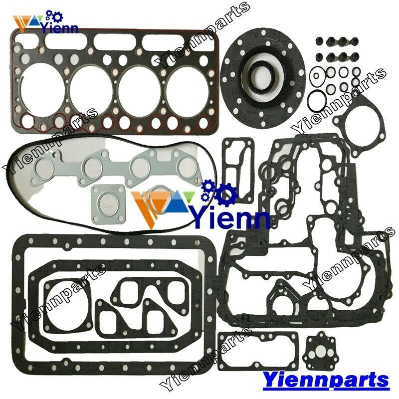 V1702 Overhaul Rebuild Kit For Kubota Engine Bobcat Loader Excavator ...