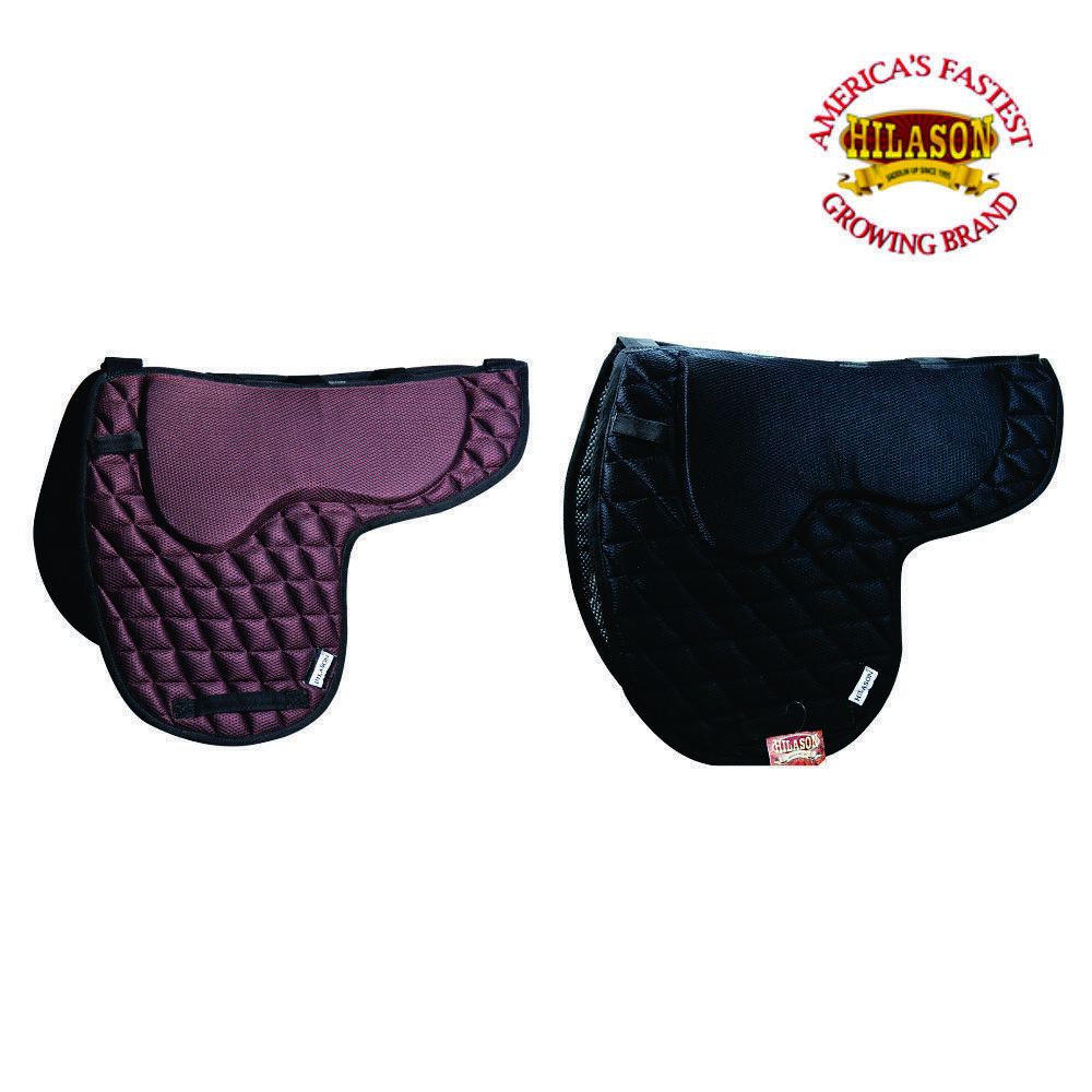 Horse Saddle Pad Hilason Memory Foam English Regular U4VX Saddle Pads