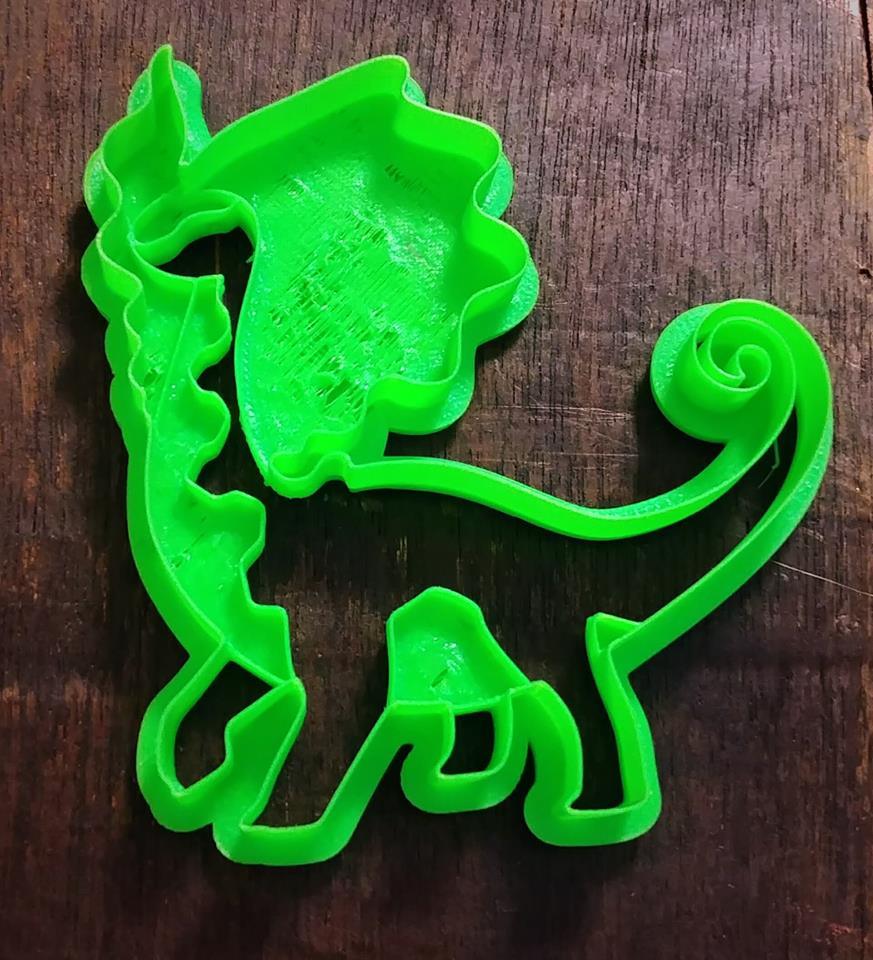 3D Printed Fan Art Cookie Cutter Inspired by Pokemon Arorus