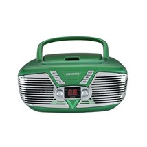 SYLVANIA SRCD211-GREEN Retro Portable CD Radio Boombox (Green) - $76.04