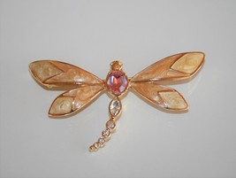 KJL for Avon Natures Treasures Enamel Dragonfly Brooch J427 - $24.00