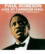 Paul Robeson Live at Carnegie Hall CD - Historic May 9 1958 Concert - $12.99