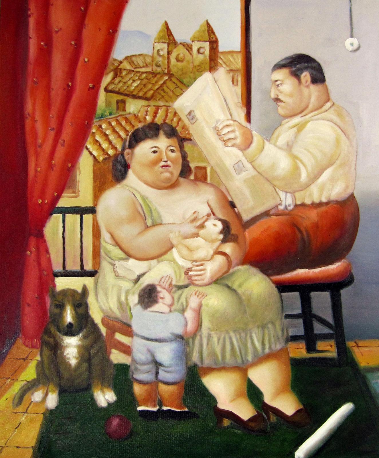 20x24 inches Rep. Fernando Botero stretched and similar items image.