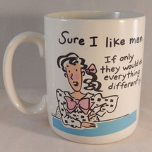 Hallmark Shoebox Mug I like Men If Only They Would Do Everything Differe... - $8.86