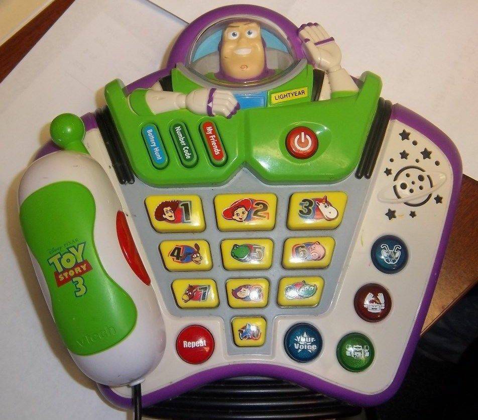 VTech Disney Toy Story 3 Buzz Lightyear Talk Teach Phone Educational