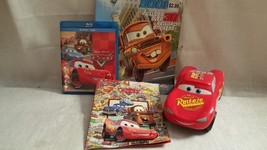 Disney Pixar Cars Gift Set, Lighting McQueen car, Blu-Ray Feature Film, Books - $5.99