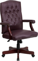 Burgundy High Back Chair 801L-LF0019-BY-LEA-GG - $283.95