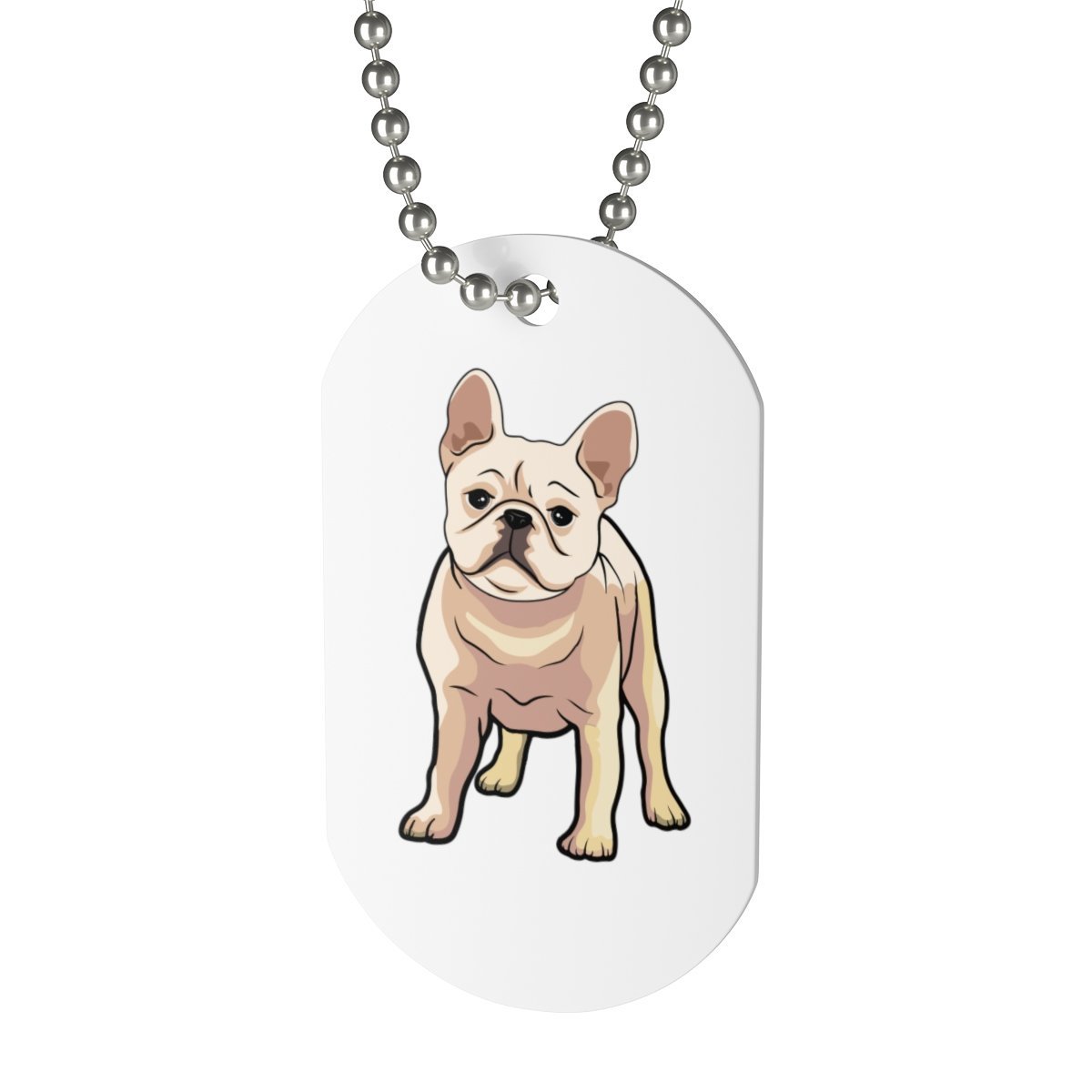 French Bulldog Dog Tag Necklace