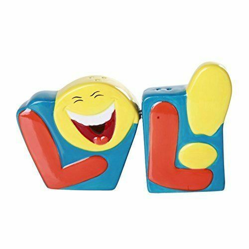 Primary image for Laugh Out Loud, LOL Salt and Pepper Shaker Set Kitchen Decor #GFT02