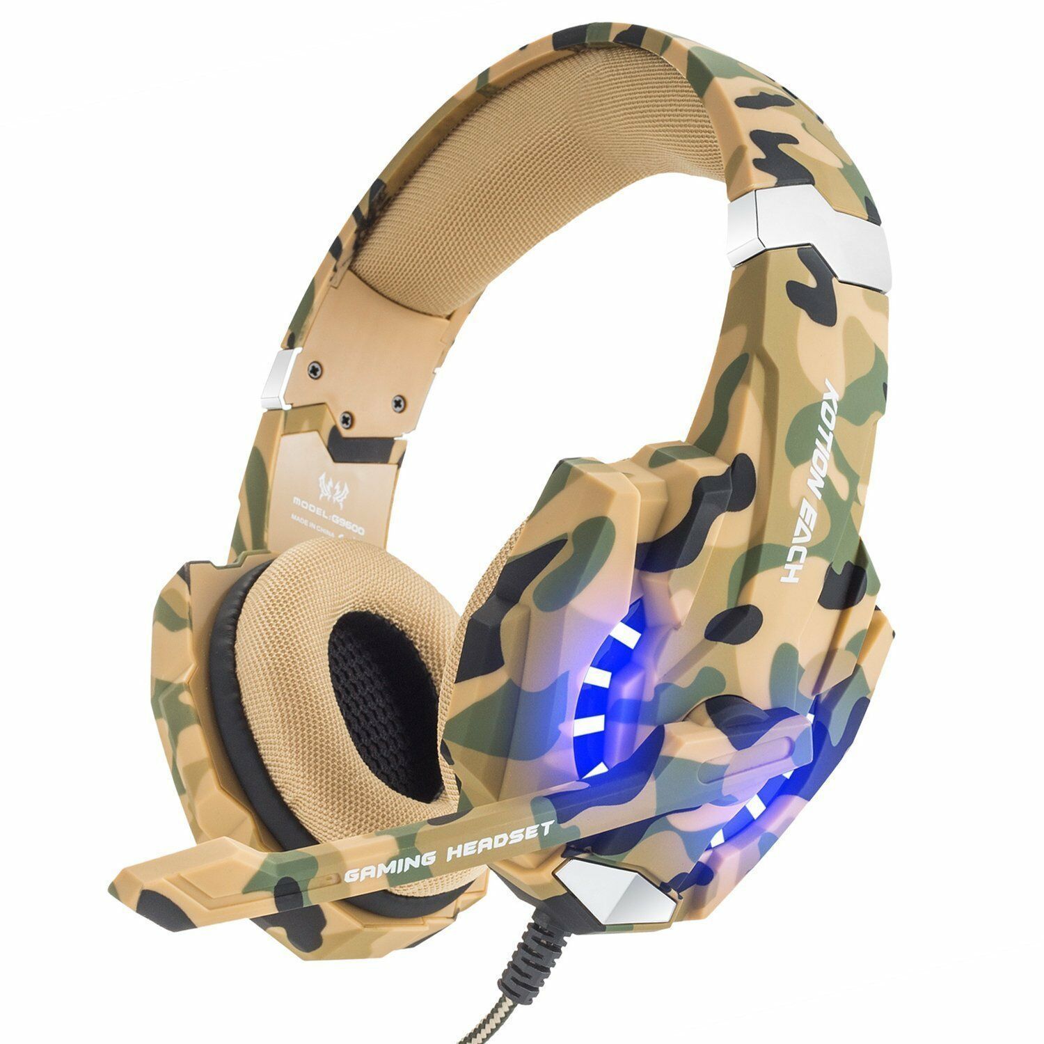 Professional Gaming Headset Microphone LED Light ps4 PC Smartphone