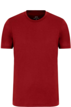 Armani Exhange Short-Sleeved Pure Pima Cotton Jersey Crew Neck Tee, XS - $31.49