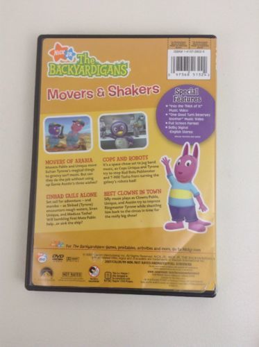 The Backyardigans Nick Jr Lot Of DVDs Movers Shakers Super Secret Super Spy DVD HD DVD