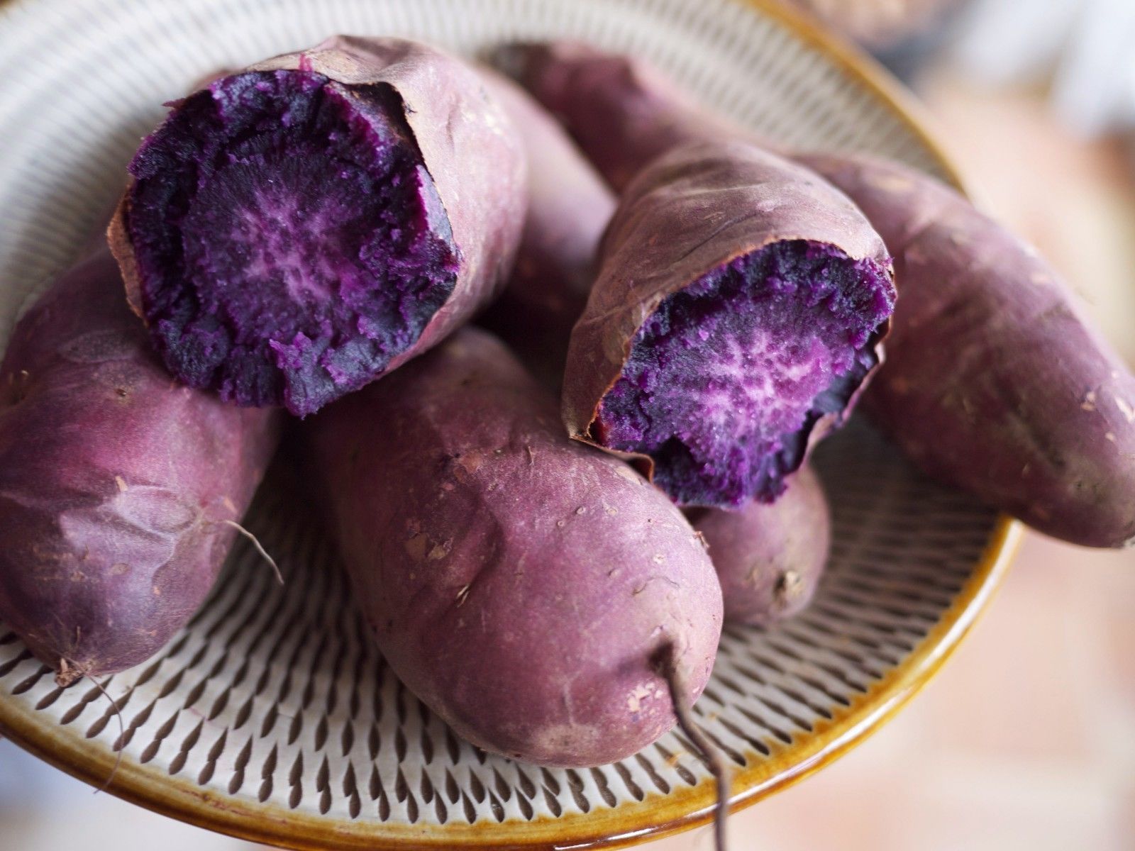 Japanese Purple Sweet Potato,(Bulk Tuber) Organic,For Eating or ...