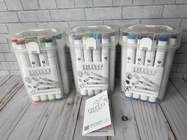 Nuvo Alcohol Markers. Complete Set with Storage Cases. Gently Used image 2