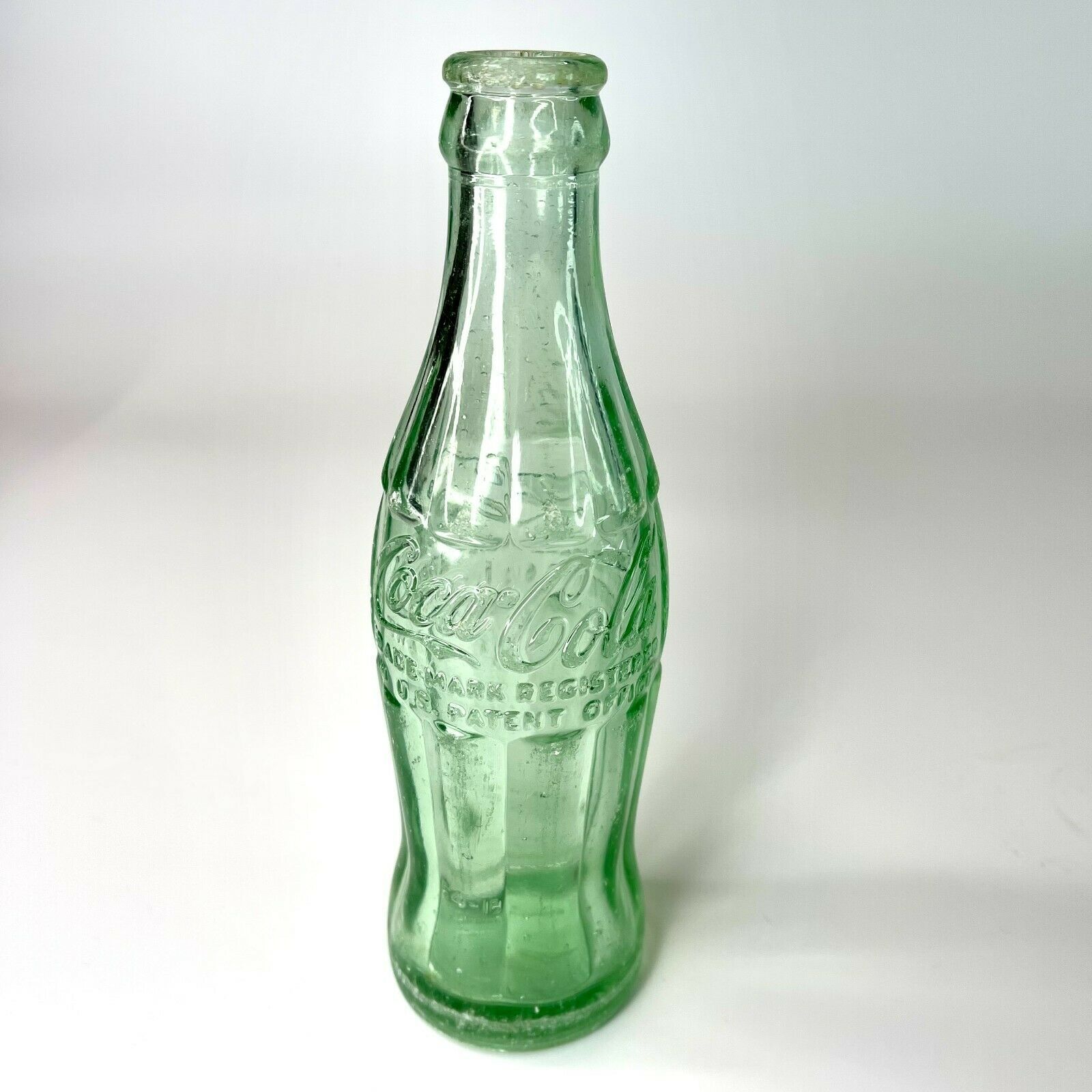 Coca-cola Coke - 1964 Washington Nc - Green Glass Hobbleskirt Bottle 6. 