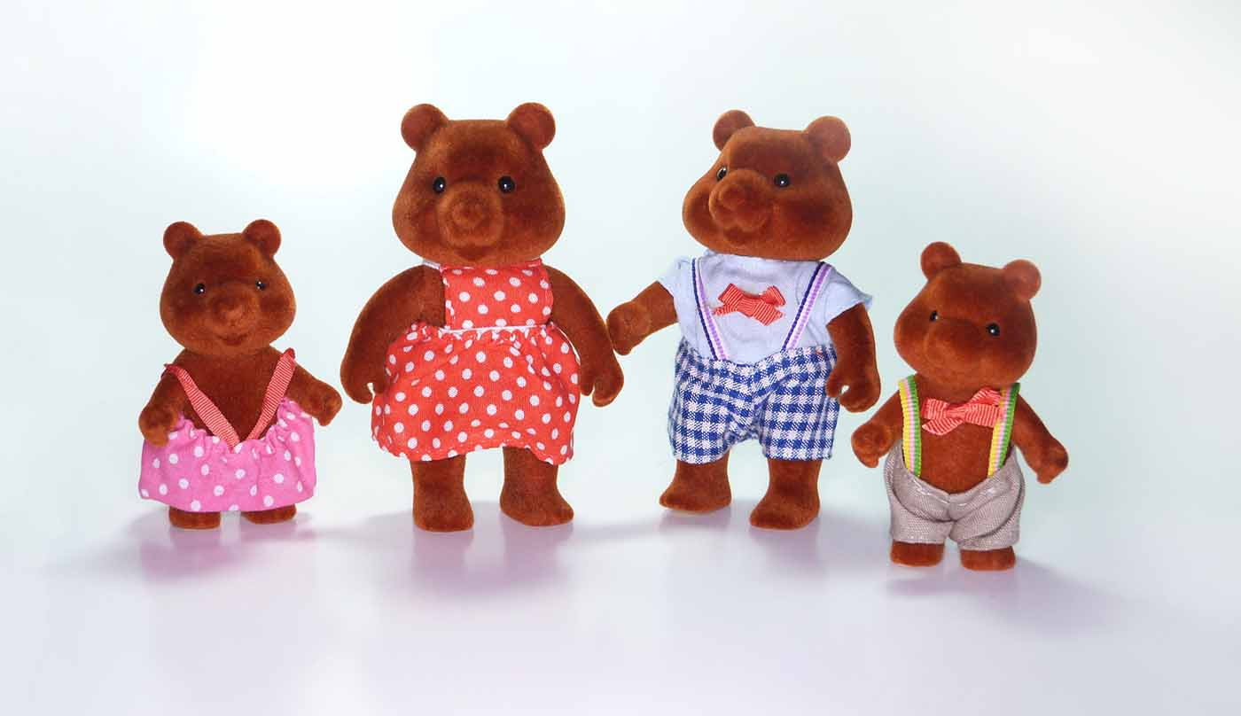 calico critters brown bear family