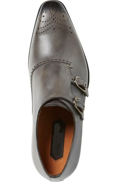 mens gray leather shoes