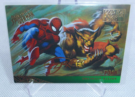 1995 Marvel Fleer Ultra Spider Man Gold Foil Signature Edition PUMA Card... - $4.94