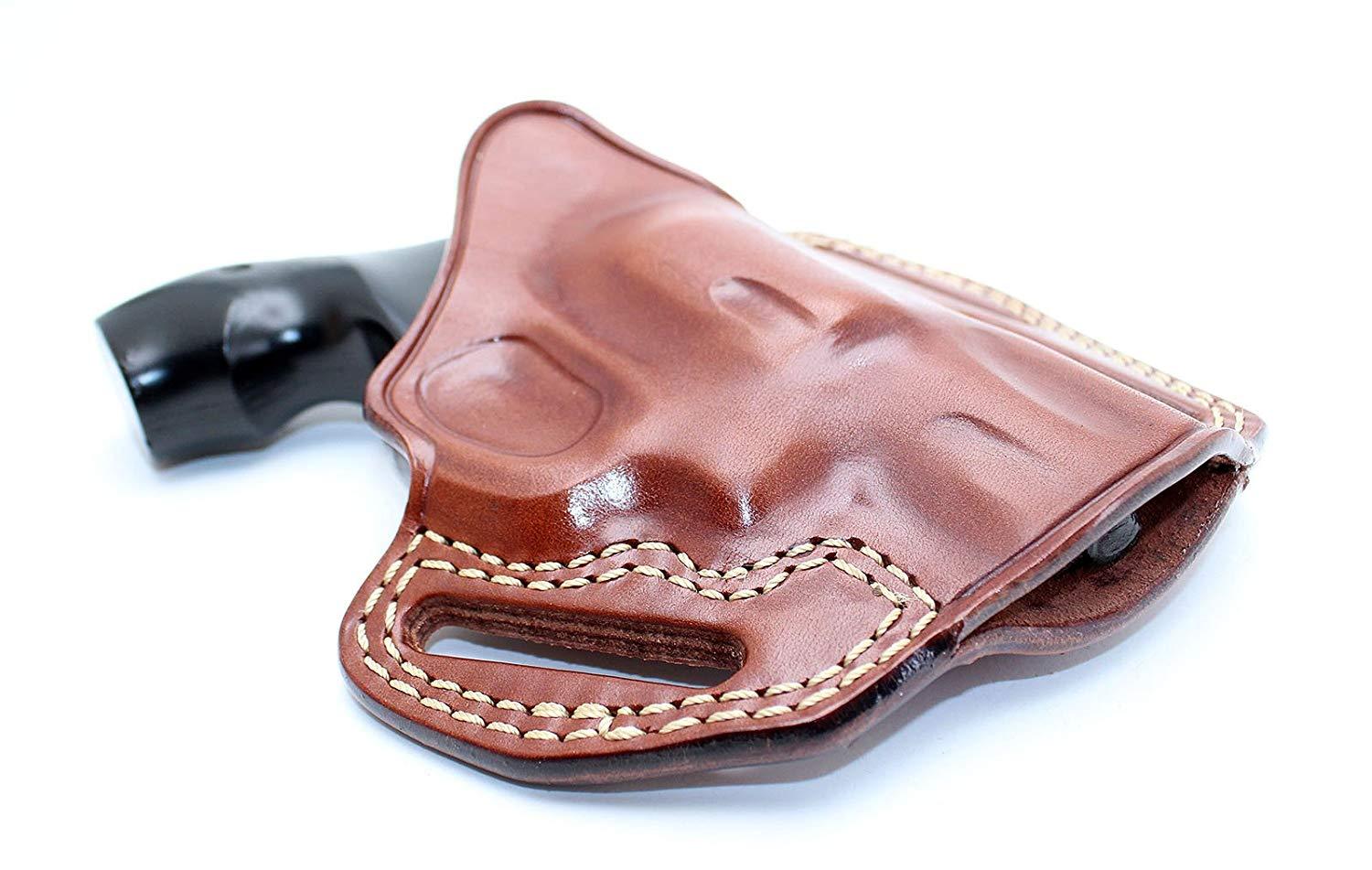 Leather Pancake Holster Fits S&W Model 10 M&P 38 Special Revolver 3