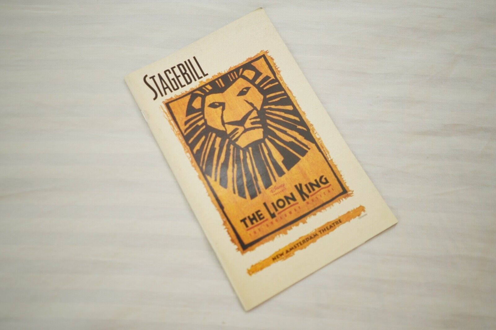 download the lion king playbill