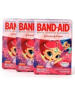 3 Boxes Band-Aid Nickelodeon Shimmer &amp; Shine 20 Assorted Bandages - $25.99