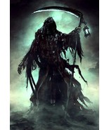 Haunted Amulet Reaper Scythe Death Spirit Pain Suffering Torment Revenge - $840.00