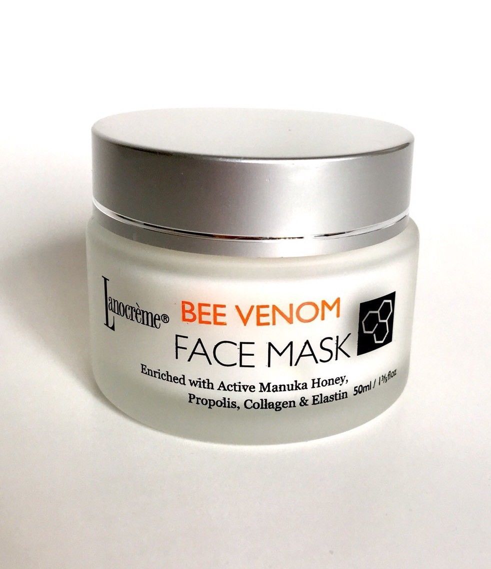 Lanocorp Lanocreme Bee Venom Face Mask Skin Cream Manuka Honey 1.7oz 50