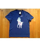  Polo Ralph Lauren Men&#39;s Big Pony Graphic Crew Neck T-Shirt Tee - $39.58