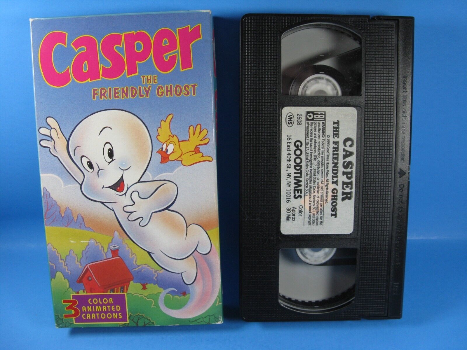 Casper The Friendly Ghost VHS Kids Klassics 1993 Cartoon - VHS Tapes