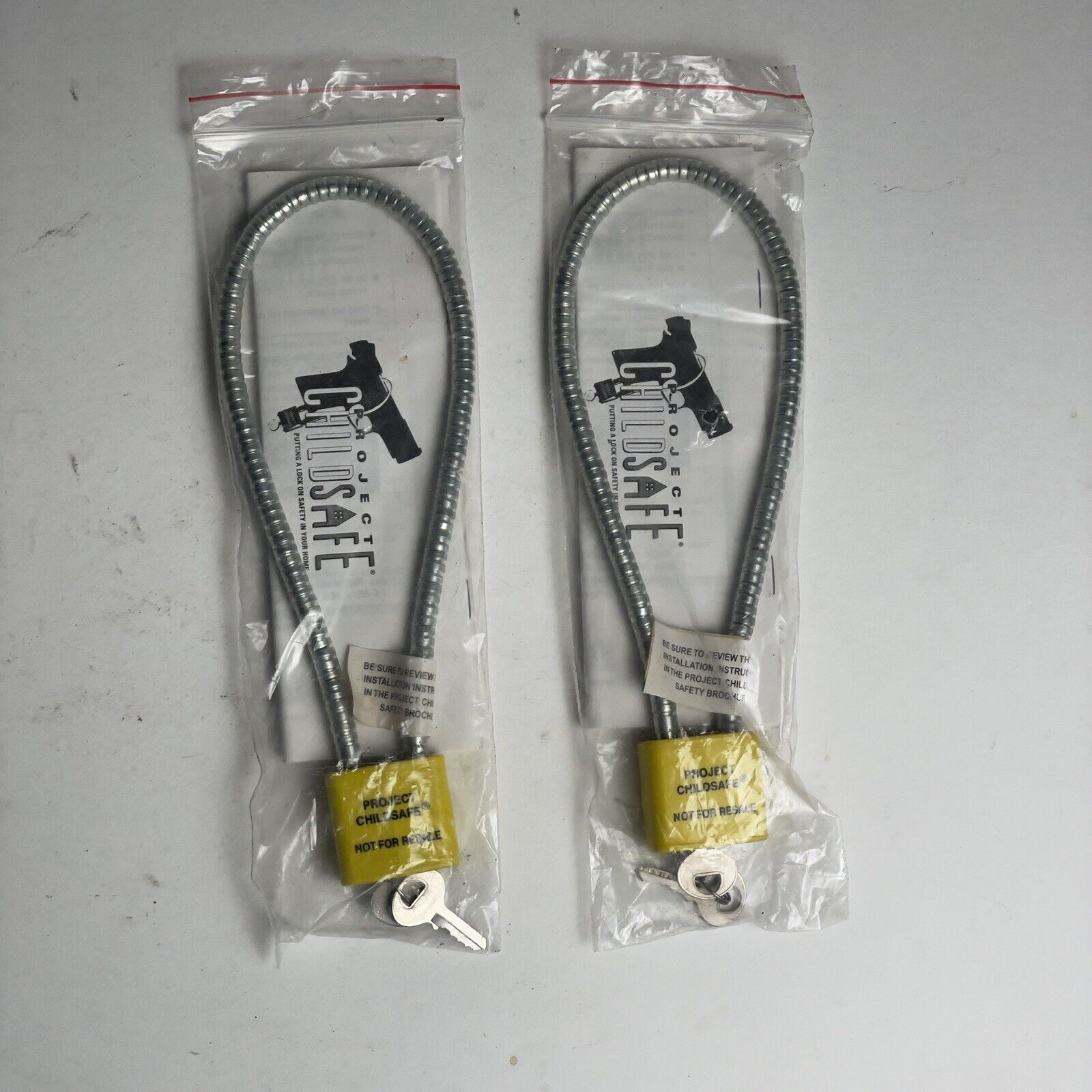 Project Child Safe Steel Cable Gun Lock Trigger Pistol Shotgun Rifle 2