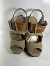 QUPID- Tan High Heels Womens Shoes Size 6.5 - $9.95