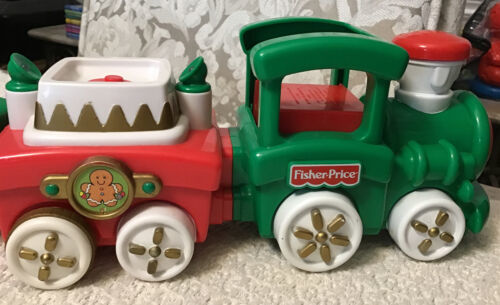 fisher price peek a blocks christmas train