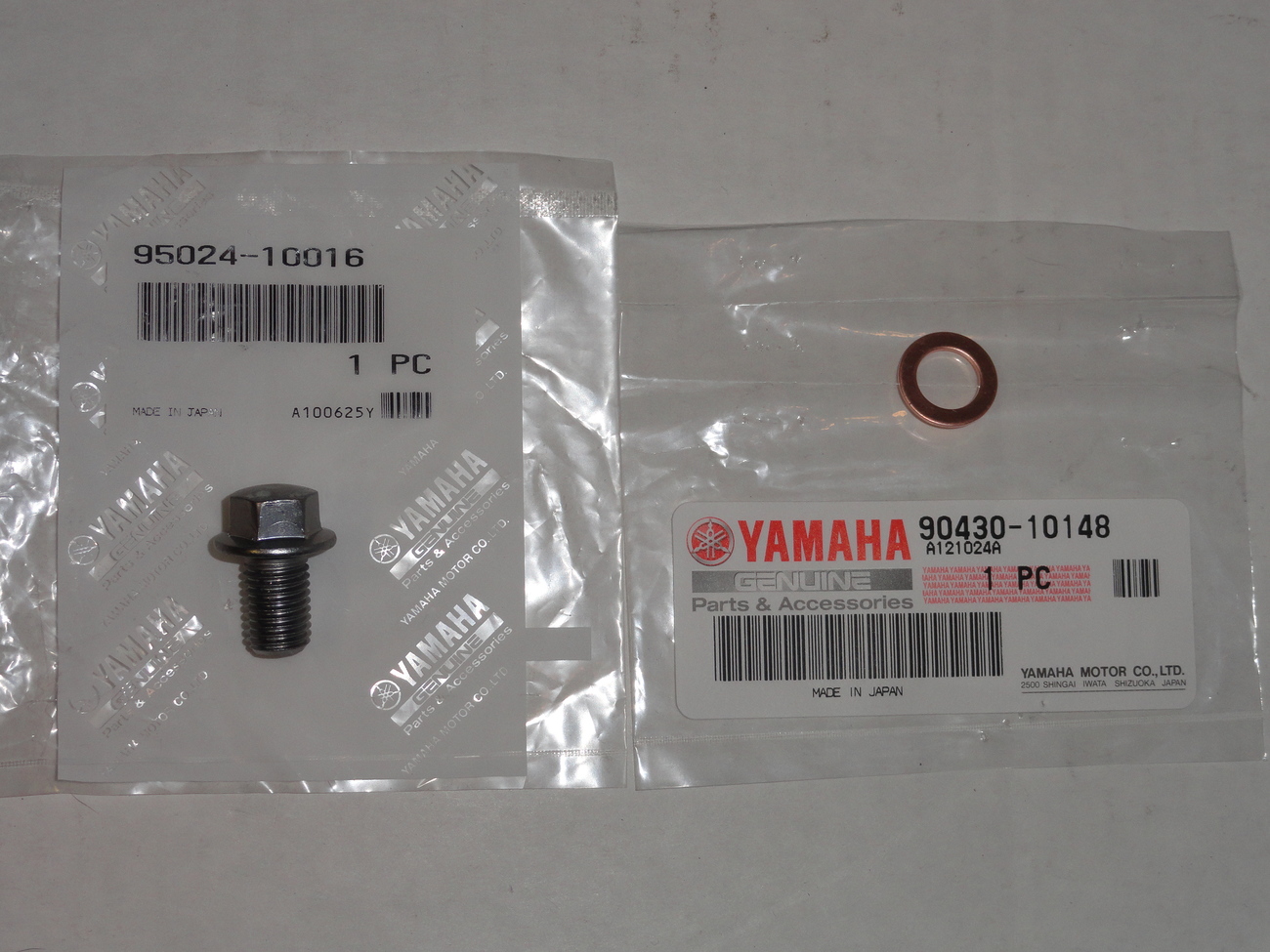 Case Oil Drain Plug OEM Yamaha YFZ450 YFZ 450 YZ450F WR450F YZ450 YZ WR